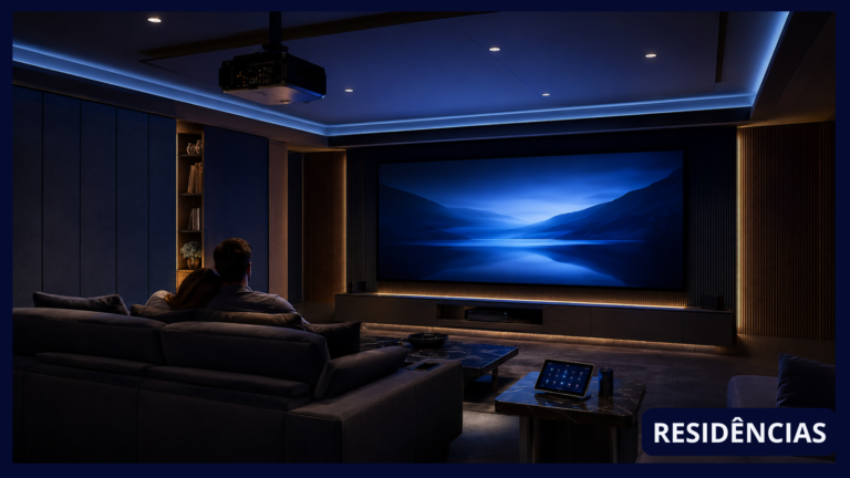Sistema audiovisual para residências